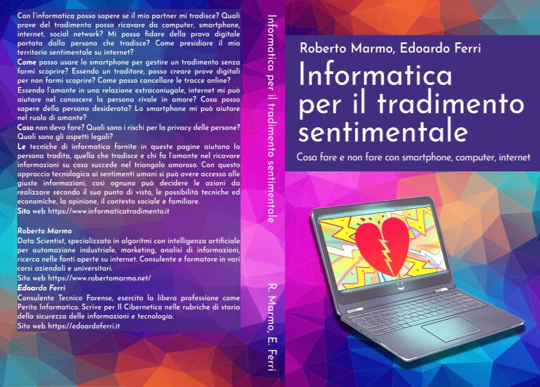 Copertina informatica per il tradimento sentimentale